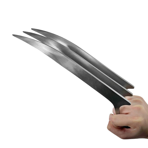 10.5" Heavy Duty Stainless Steel Blades Wolverine Fantasy Metal Claw